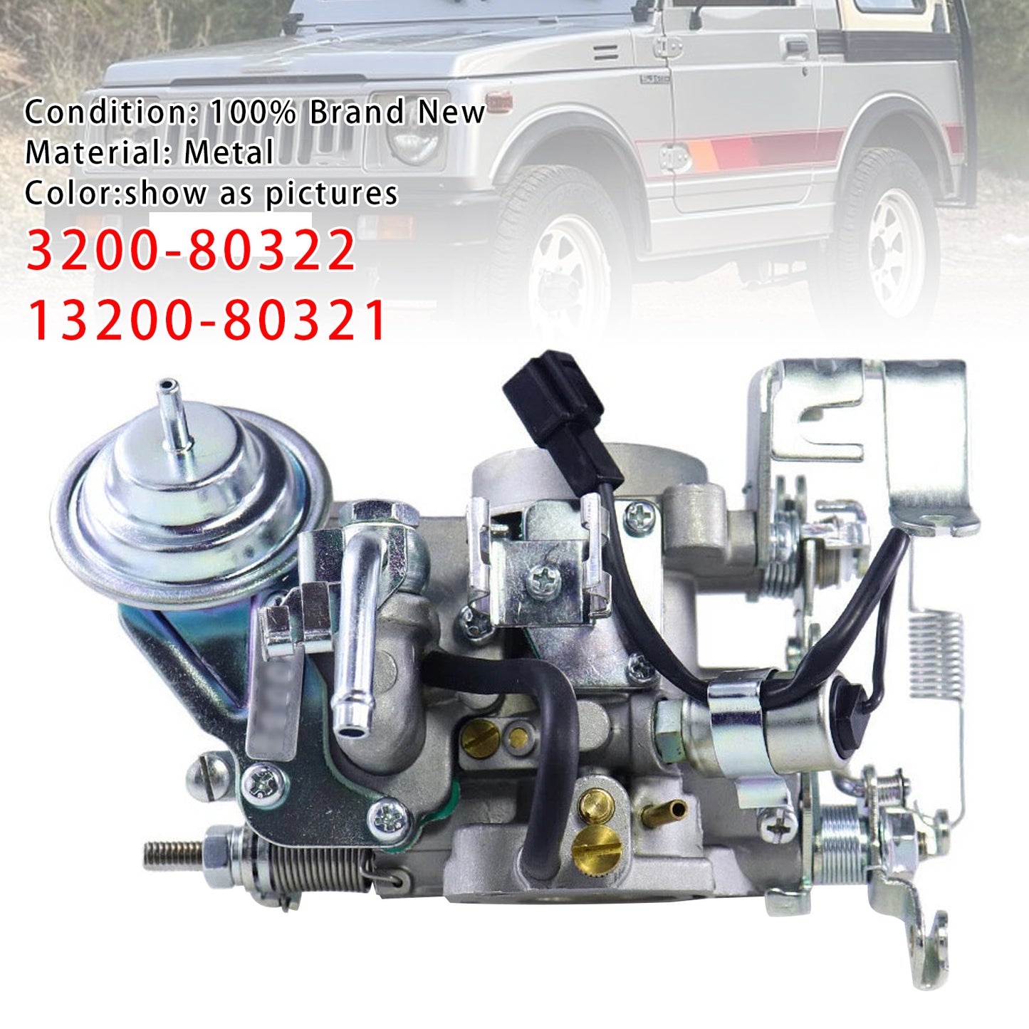 Suzuki SJ410 Carburetor Carb 13200-80322 13200-80321