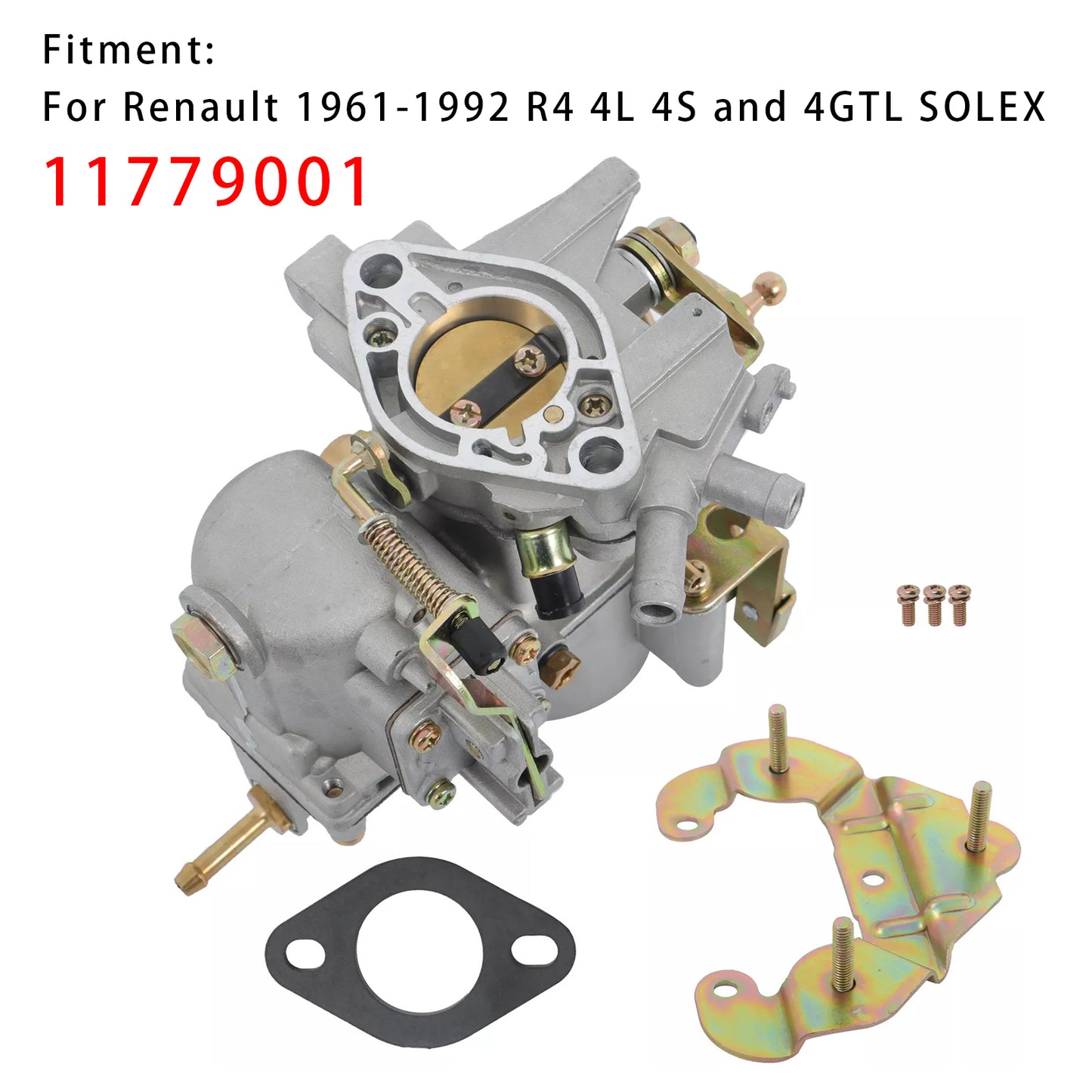 Carburetor 11779001 For RENAULT 1961-1992 R4 4L 4S and 4GTL