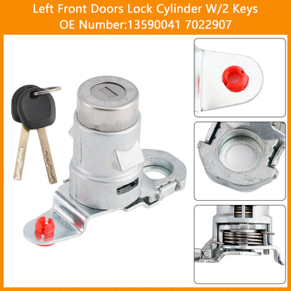 Single Door Lock Cylinder W/2 Keys 13590041 7022907 For Chevy Camaro Tahoe