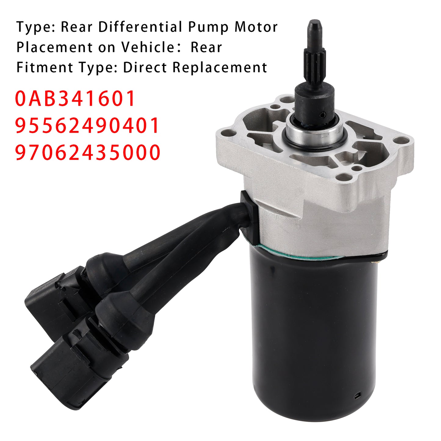 Porsche Cayenne 9PA VW Touareg Rear Differential Pump Motor 95562490401