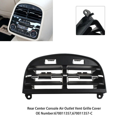 Maserati Quattroporte 2013-2020 670011357 Maserati Quattroporte 2013-2020 Rear Center Console Air Outlet Vent Grille Cover