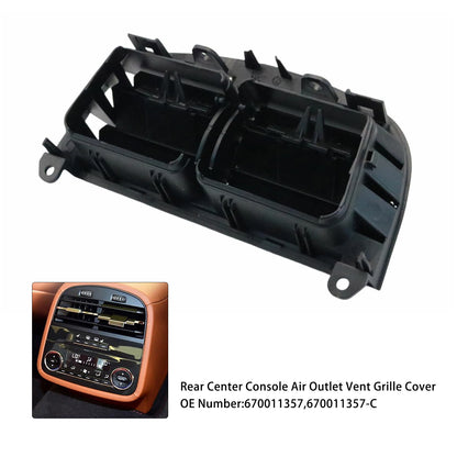 Maserati Quattroporte 2013-2020 670011357 Maserati Quattroporte 2013-2020 Rear Center Console Air Outlet Vent Grille Cover