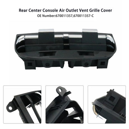 Maserati Quattroporte 2013-2020 670011357 Maserati Quattroporte 2013-2020 Rear Center Console Air Outlet Vent Grille Cover