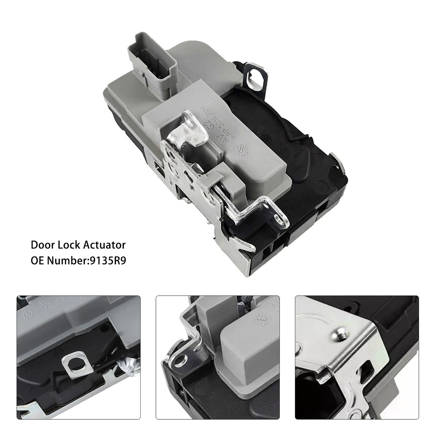 1998-2012 Peugeot 206 1998-2012 Front Left Driver Side Door Lock Actuator 9135R9