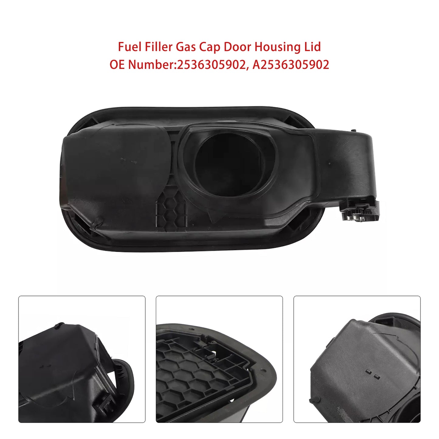 Mercedes-Benz GLC300 GLC43 AMG Fuel Filler Gas Cap Door Housing Lid 2536305902