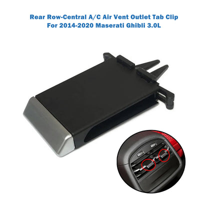 Maserati Ghibli 2014-2020 Rear Row-Central A/C Air Vent Outlet Tab Clip 670021523