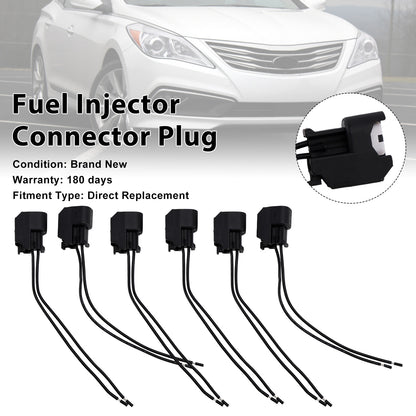 Hyundai 6-EV6 Fuel Injector Connector Plug Clip Pigtail Quick Disconnect