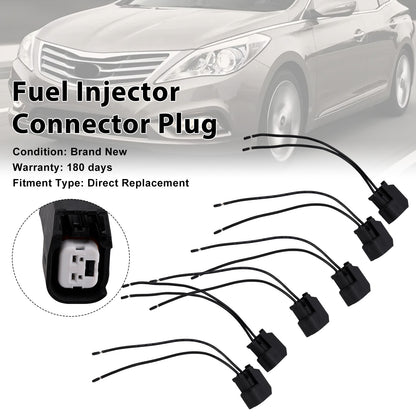 Hyundai 6-EV6 Fuel Injector Connector Plug Clip Pigtail Quick Disconnect