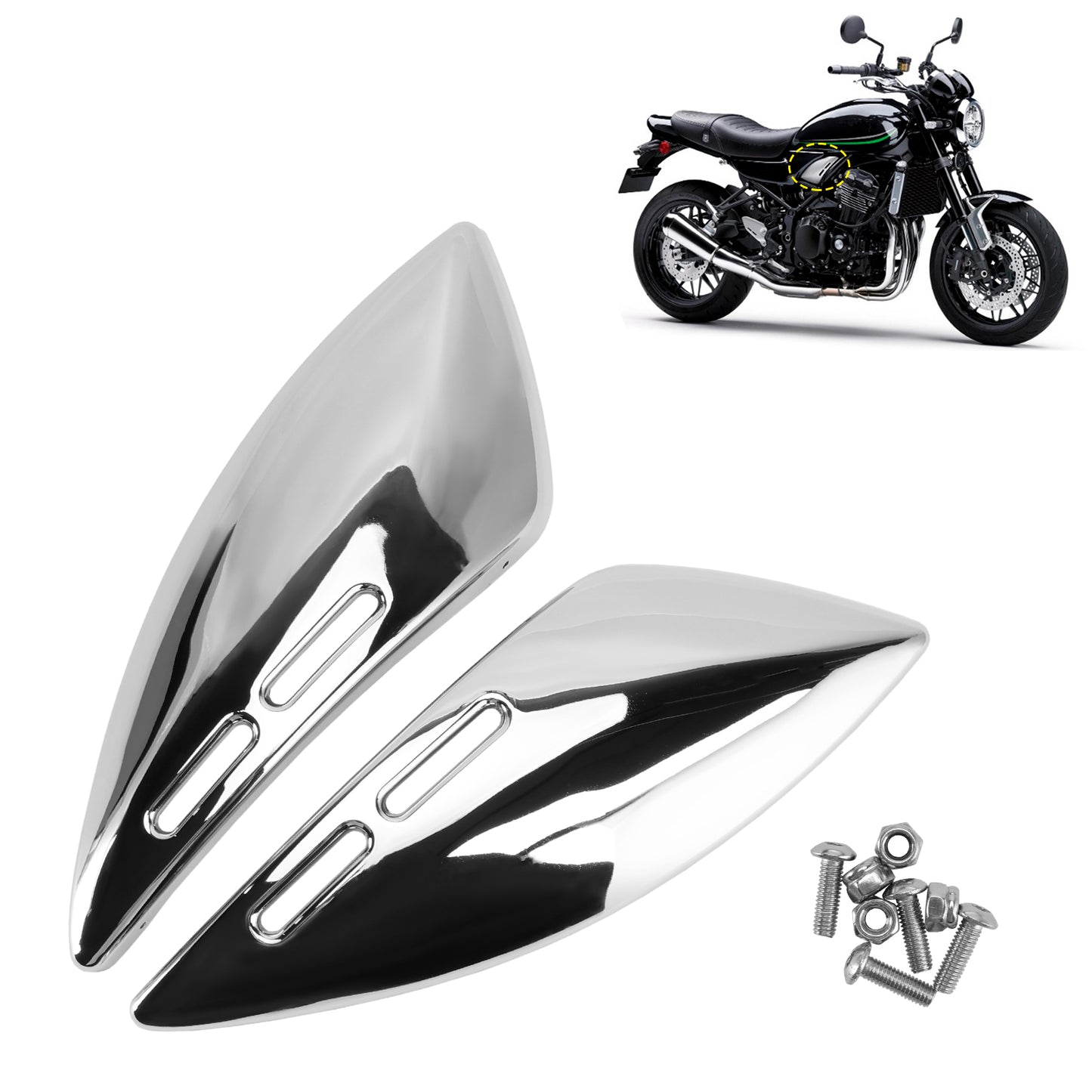 2018-2024 Kawasaki Z900RS Tank Side Panel Cover Fairing