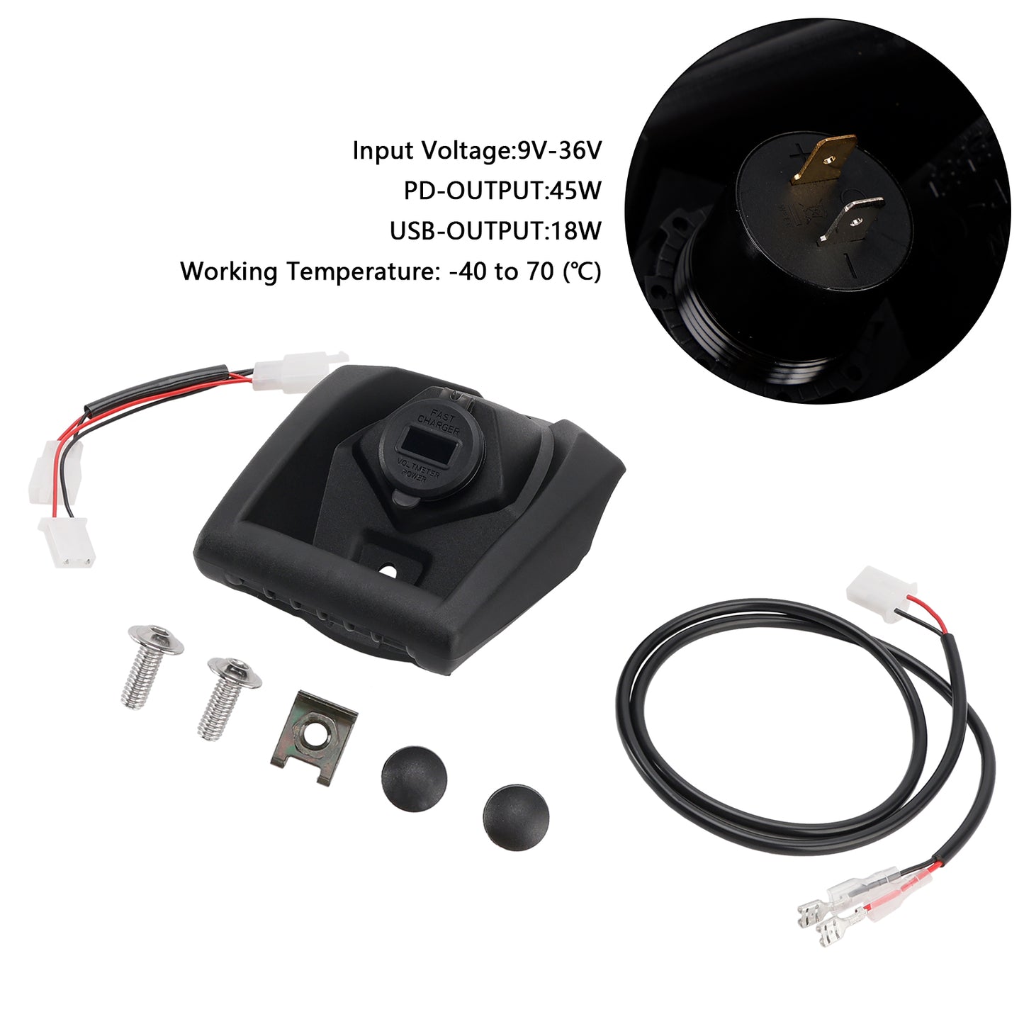 2017-2024 Yamaha X-MAX 300 Socket Charger USB+ C Type