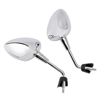 Vespa Sprint 50 125 150 Rearview Mirrors Left and Right M8 Shorty Chrome