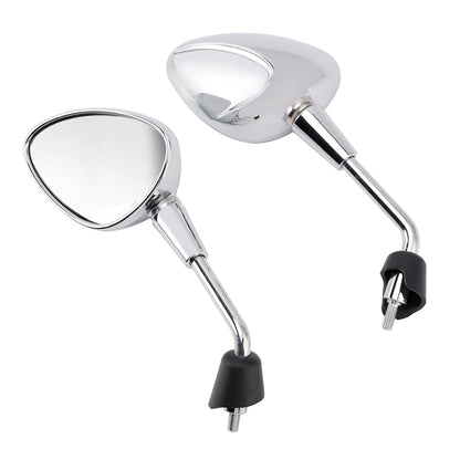 Vespa Sprint 50 125 150 Rearview Mirrors Left and Right M8 Shorty Chrome