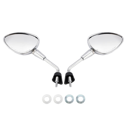 Vespa Sprint 50 125 150 Rearview Mirrors Left and Right M8 Shorty Chrome