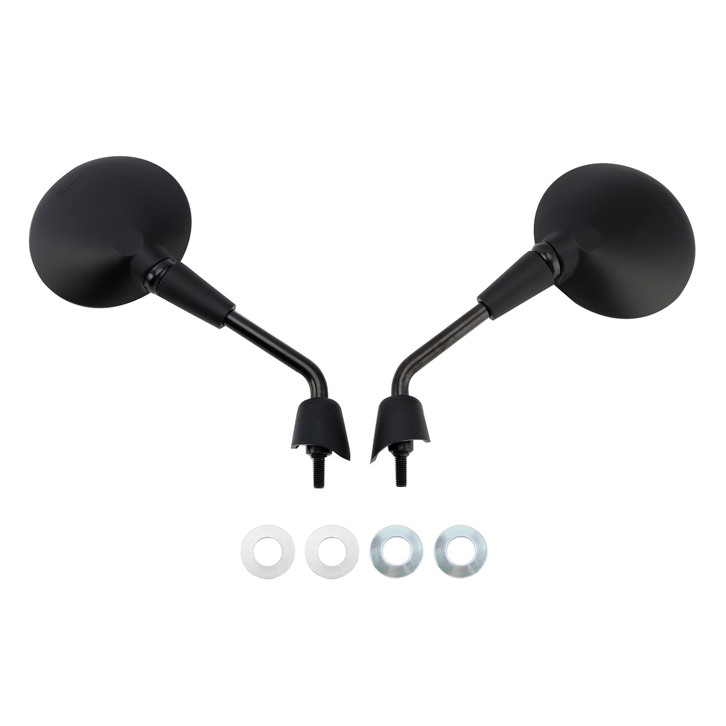 Vespa Primavera 50 125 150 Rearview Mirrors Left and Right M8 Shorty Black