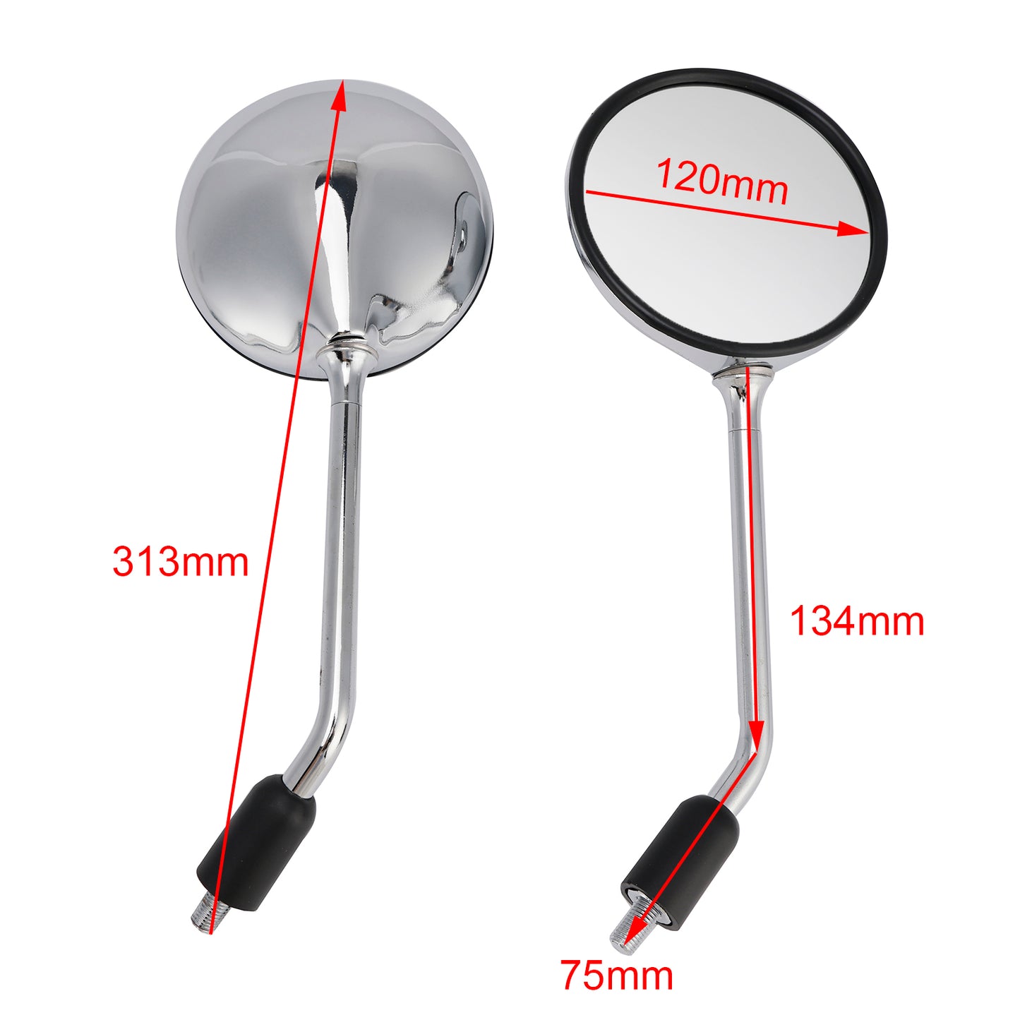 Honda CB 500 CB 600 650 CB 750 Hornet CB500 CB600 CB750 Rearview Mirrors Left and Right M10