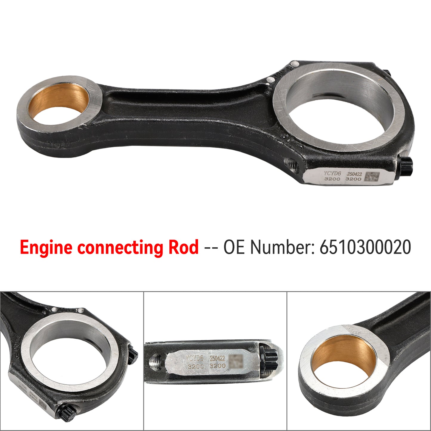 Mercedes-Benz OM651 W176 C117 W212 C218 Engine connecting Rod 6510300020