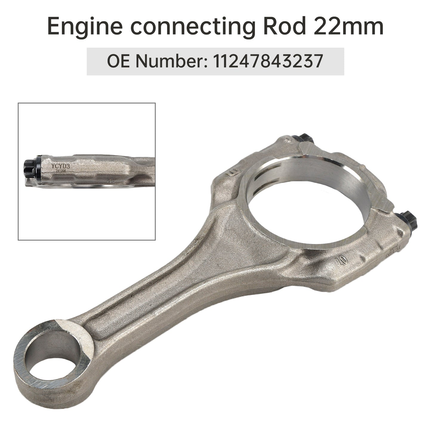 BMW 550i 650i F07 F10 F85 N63N S63N 4.4 V8 Engine connecting Rod 22mm