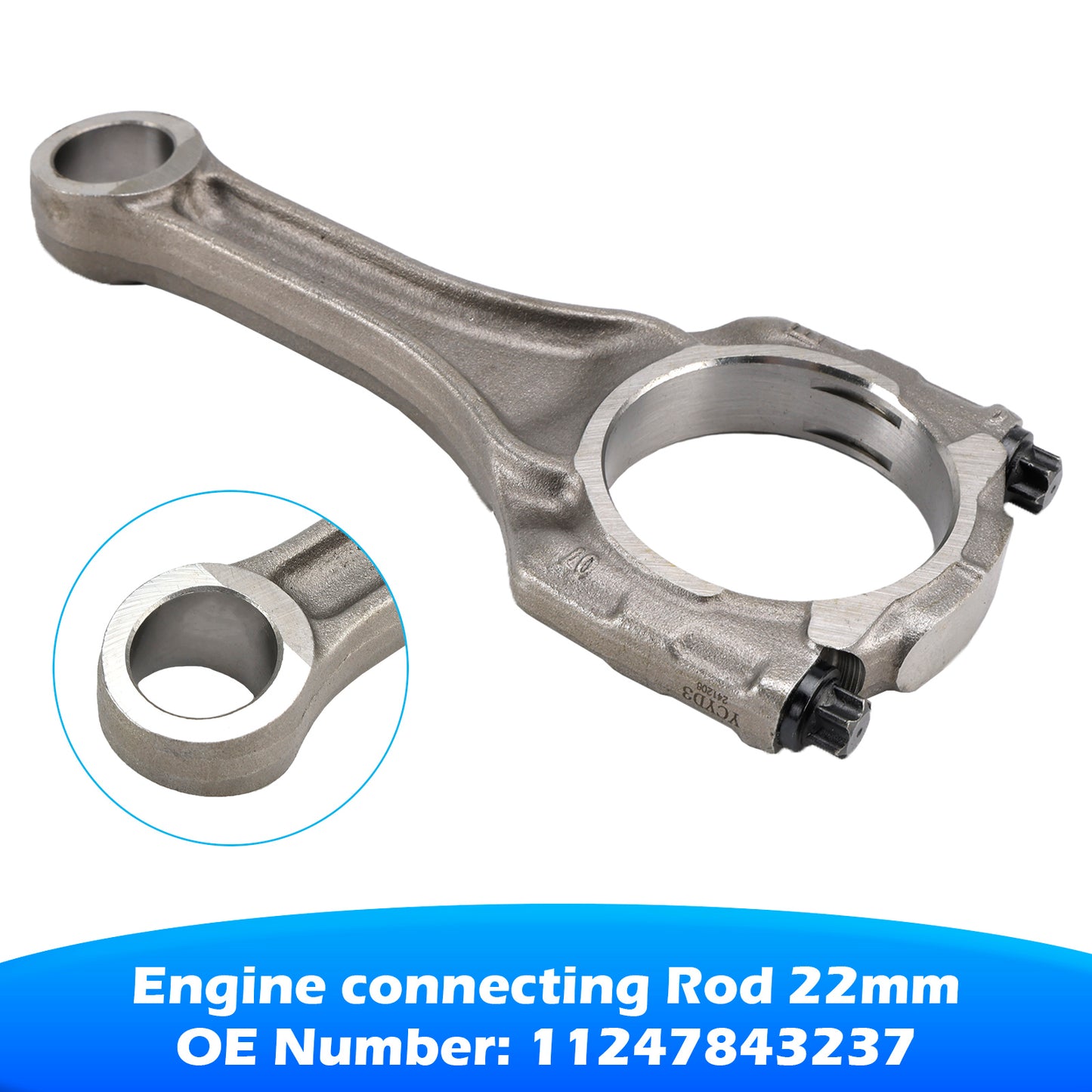 BMW 550i 650i F07 F10 F85 N63N S63N 4.4 V8 Engine connecting Rod 22mm