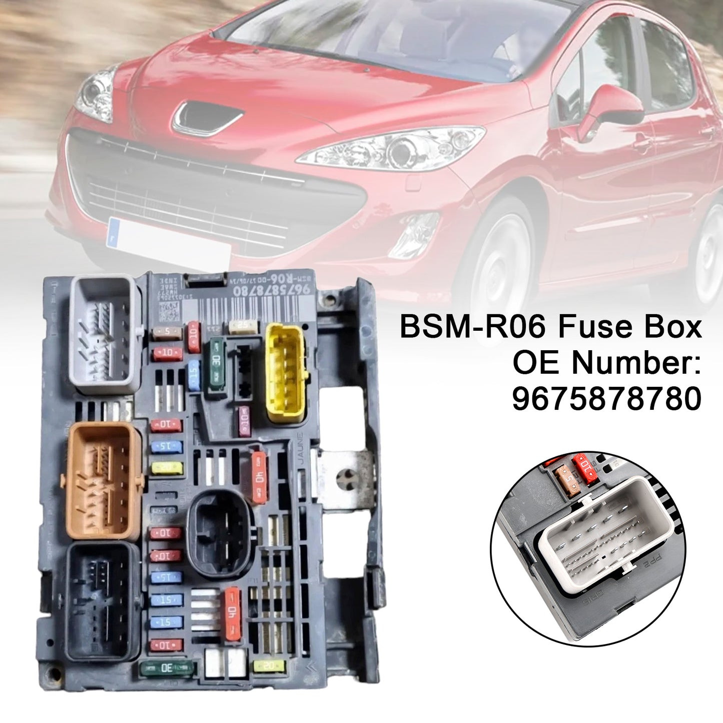Peugeot 308 2008-2013 BSM-R06 Fuse Box 9675878780