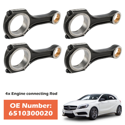 Mercedes-Benz OM651 W176 C117 W212 C218 4x Engine connecting Rod 6510300020