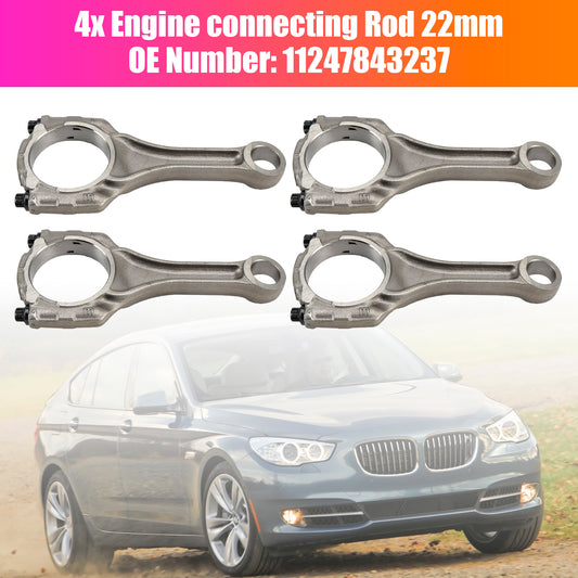 BMW 550i 650i F07 F10 F85 N63N S63N 4.4 V8 4PCS Engine connecting Rod 22mm