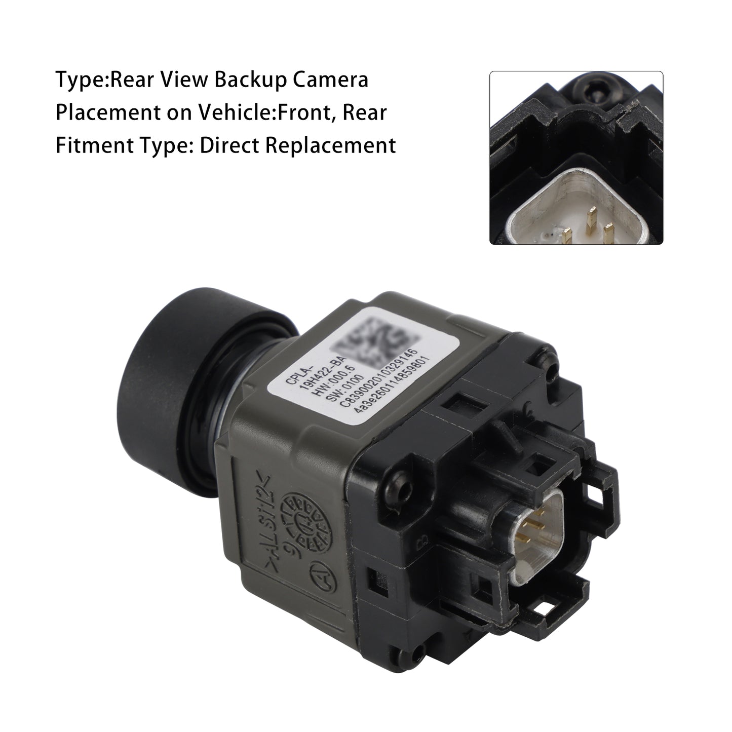 Rear View Surround Parking Assist Camera For Land Range Rover CPLA-19H422-BA