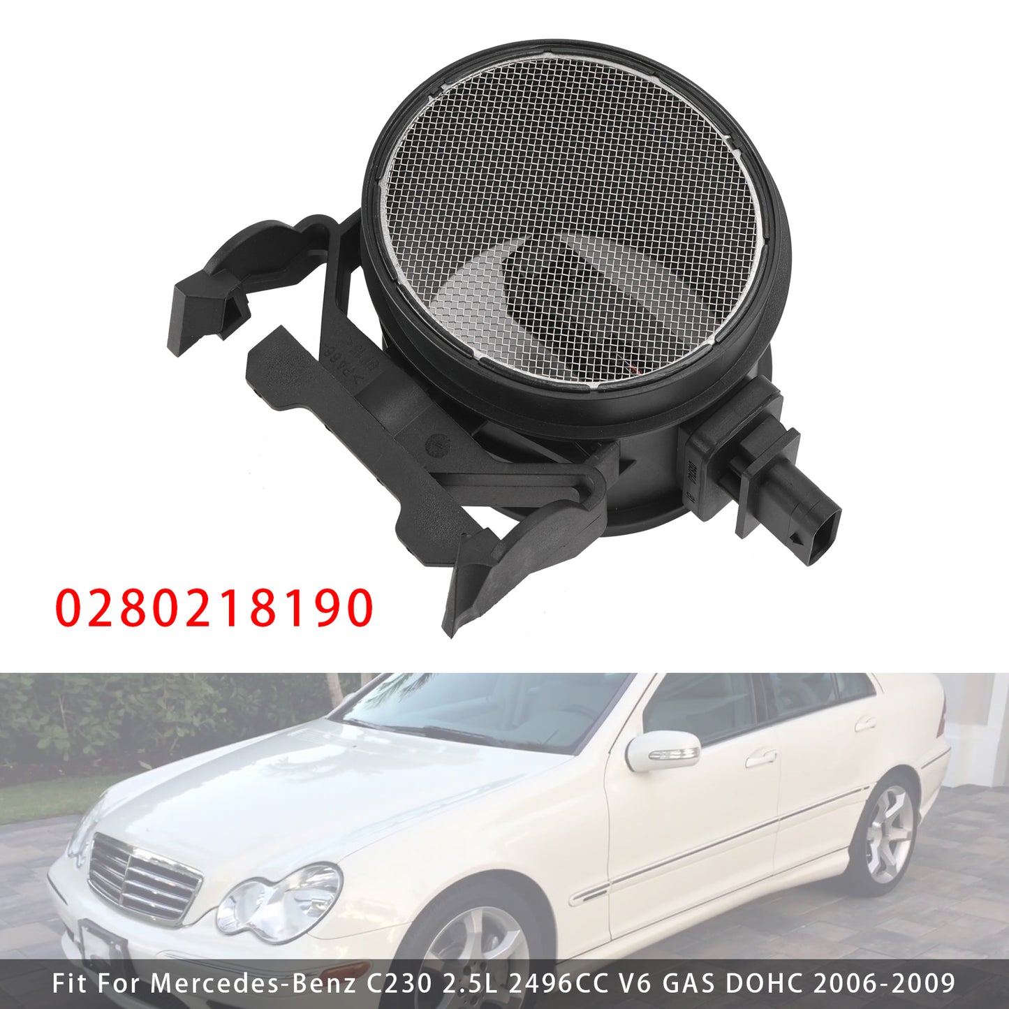 Mercedes-Benz E350 C300 ML350 0280218190 Mass Air Flow Meter Sensor