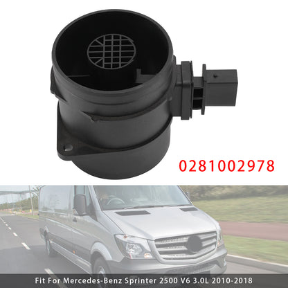Mercedes Sprinter 2500 3500 3.0L V6 0281002978 Mass Air Flow Meter Sensor