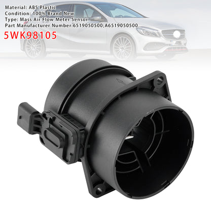 Mercedes W205 W176 GLC X253 CDI 5WK98105 Mass Air Flow Meter Sensor
