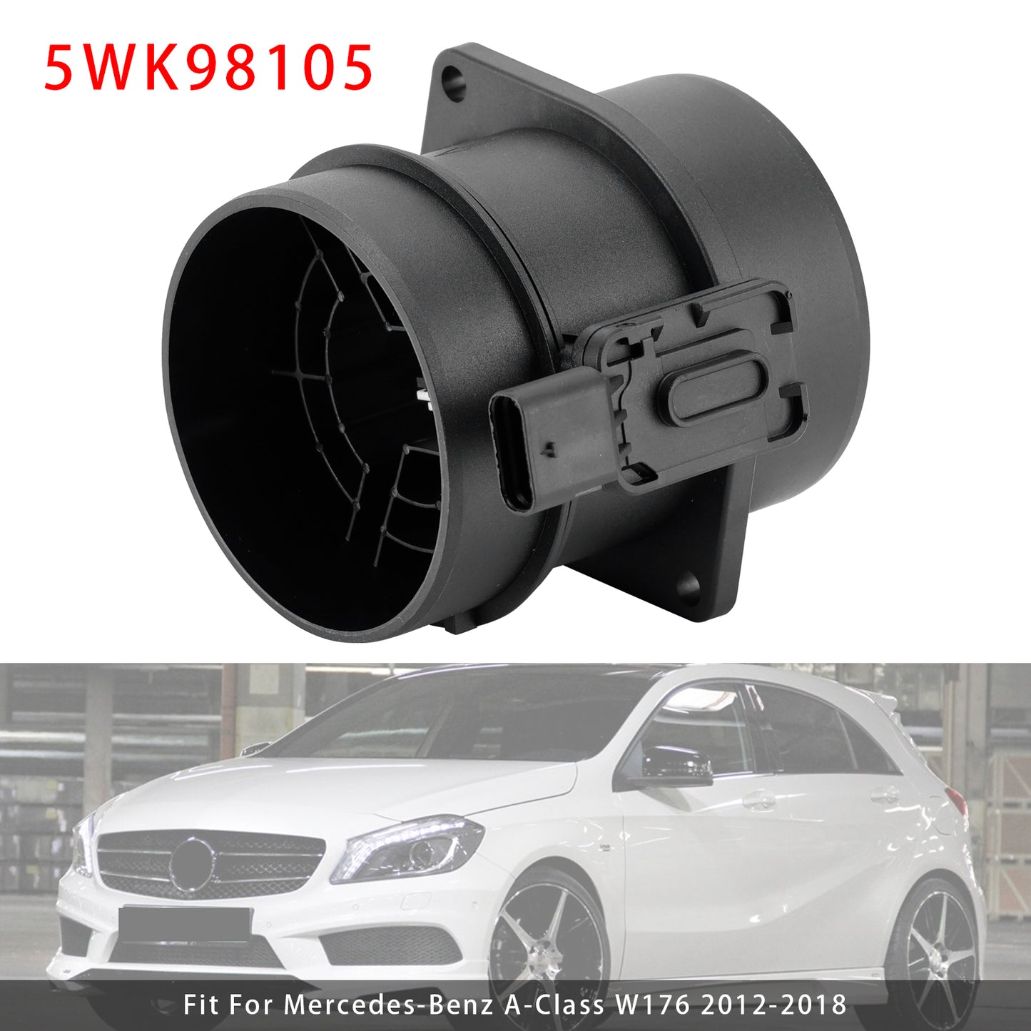Mercedes W205 W176 GLC X253 CDI 5WK98105 Mass Air Flow Meter Sensor
