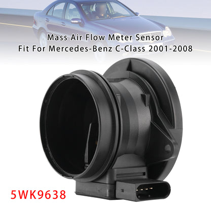 Mercedes-Benz W203 W211 C209 5WK9638 Mass Air Flow Meter Sensor