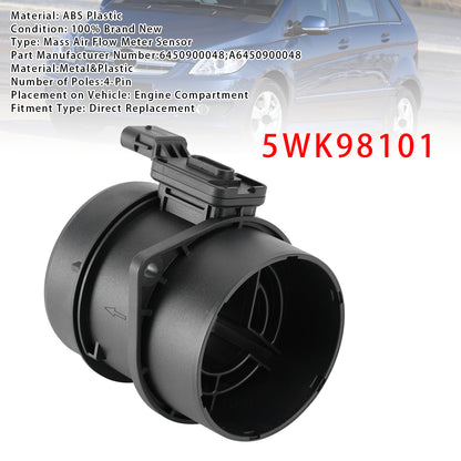 Mercedes-Benz W205 W176 GLC X253 5WK98101 Mass Air Flow Meter Sensor