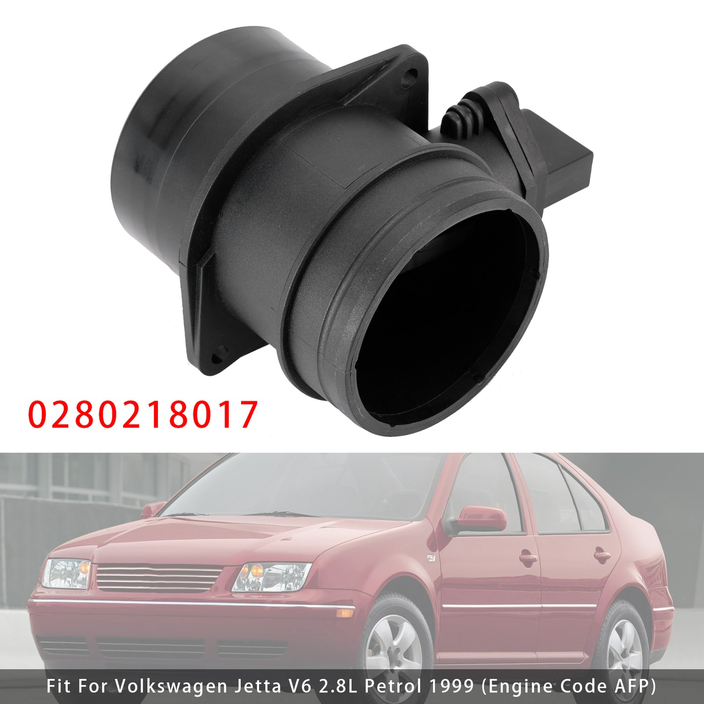 VW Golf Jeeta EuroVan 2.8L 0280218017 Mass Air Flow Meter Sensor