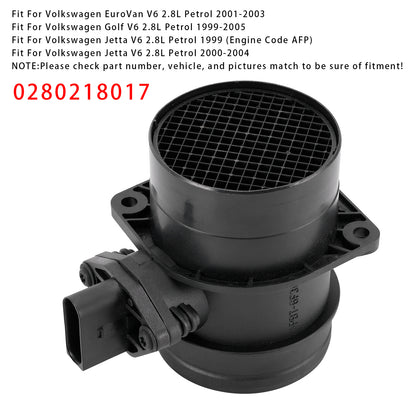 VW Golf Jeeta EuroVan 2.8L 0280218017 Mass Air Flow Meter Sensor