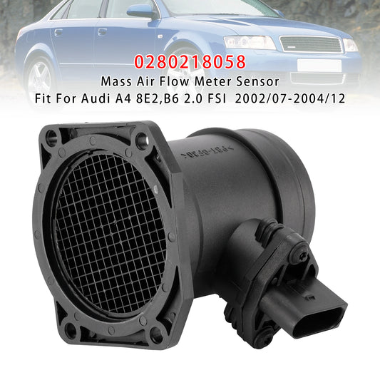 Audi A4 B6 B7 A6 C5 VW Passat 3B 2.0L 0280218058 Mass Air Flow Meter Sensor