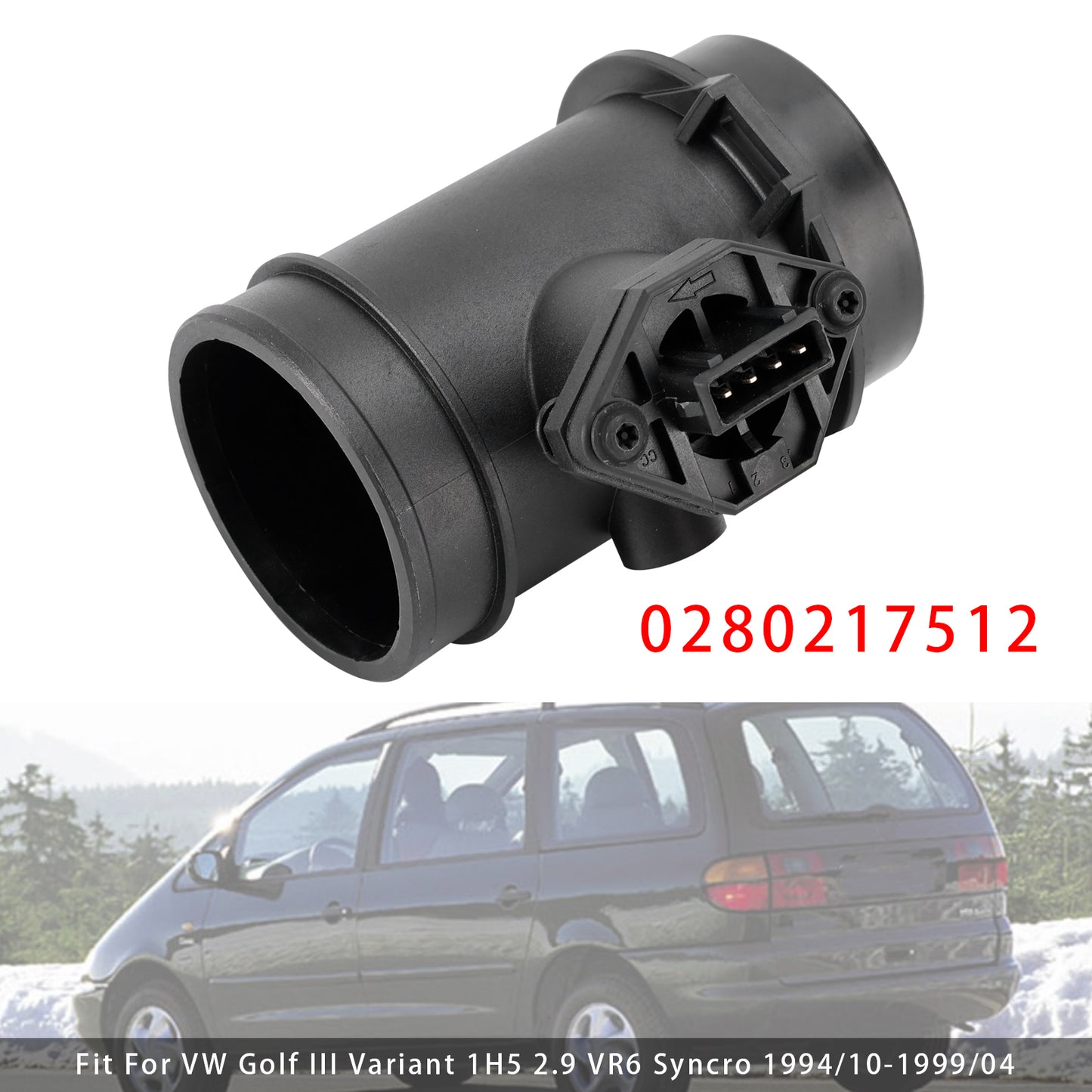Ford Galaxy VW Golf III VR6 Sharan 0280217512 Mass Air Flow Meter Sensor