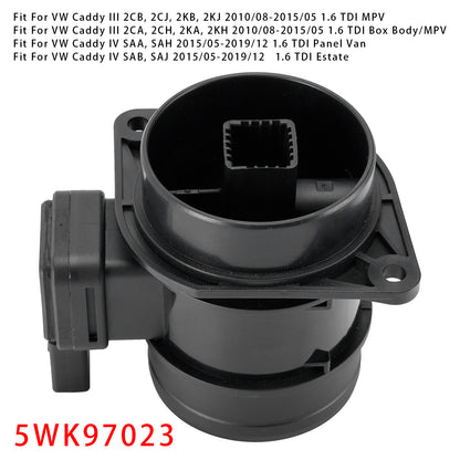 VW Golf VI Audi A1 Seat Leon 1.6TDI 5WK97023 Mass Air Flow Meter Sensor