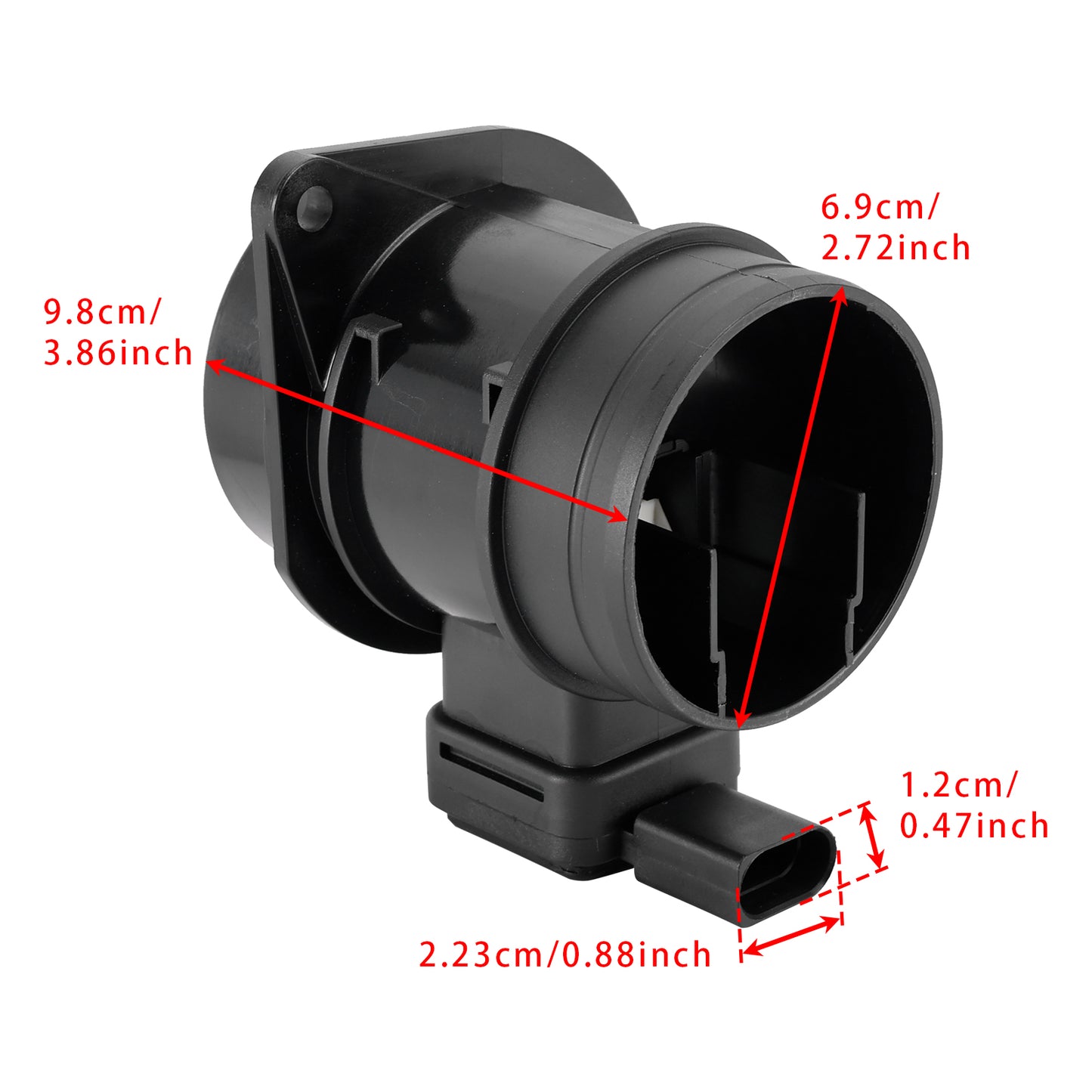 VW Golf VI Audi A1 Seat Leon 1.6TDI 5WK97023 Mass Air Flow Meter Sensor
