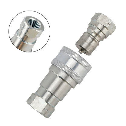 3/8" NPT ISO 7241-B Quick Disconnect Hydraulic Couplings / Couplers