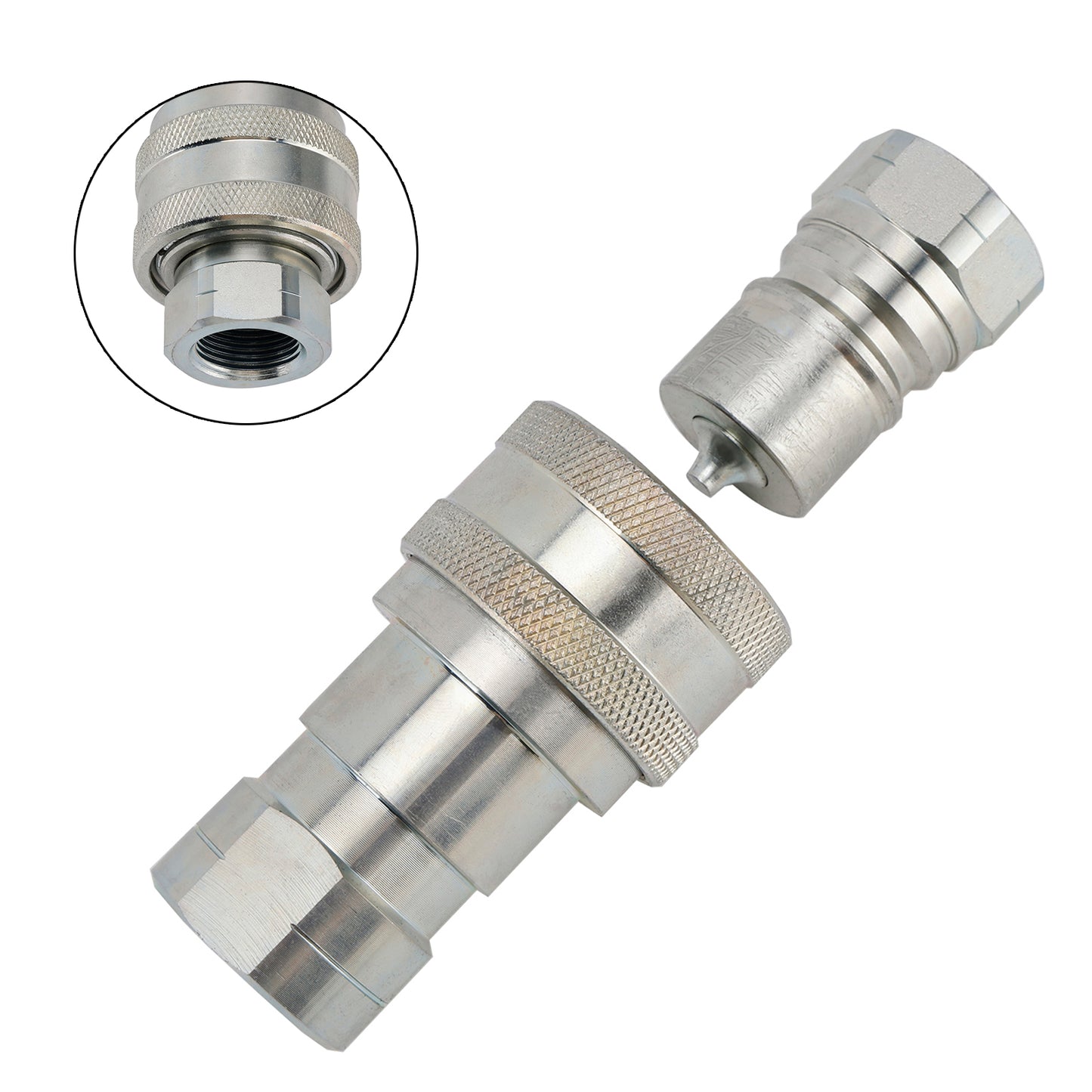 3/4" NPT ISO 7241-B Quick Disconnect Hydraulic Couplings / Couplers