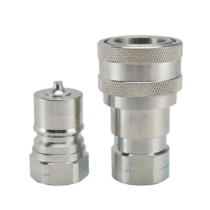 3/4" NPT ISO 7241-B Quick Disconnect Hydraulic Couplings / Couplers