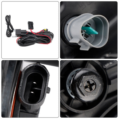 Hyundai Tucson 2016-2018 LED Fog Light Daytime Running Lamp + Wire Harness