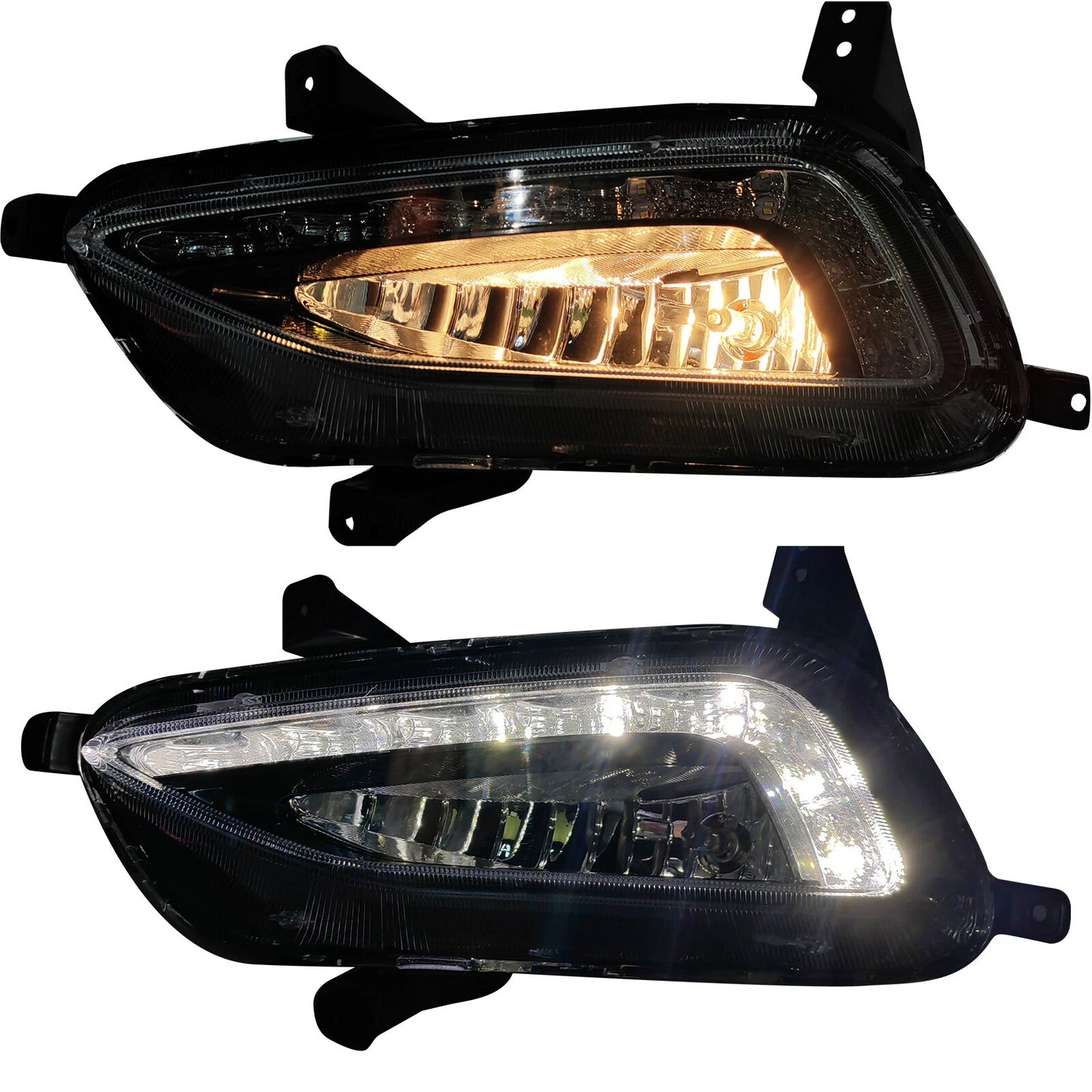 Hyundai Tucson 2016-2018 LED Fog Light Daytime Running Lamp + Wire Harness