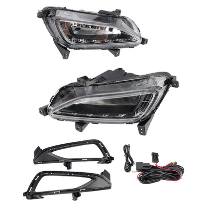 Hyundai Tucson 2016-2018 LED Fog Light Daytime Running Lamp + Wire Harness