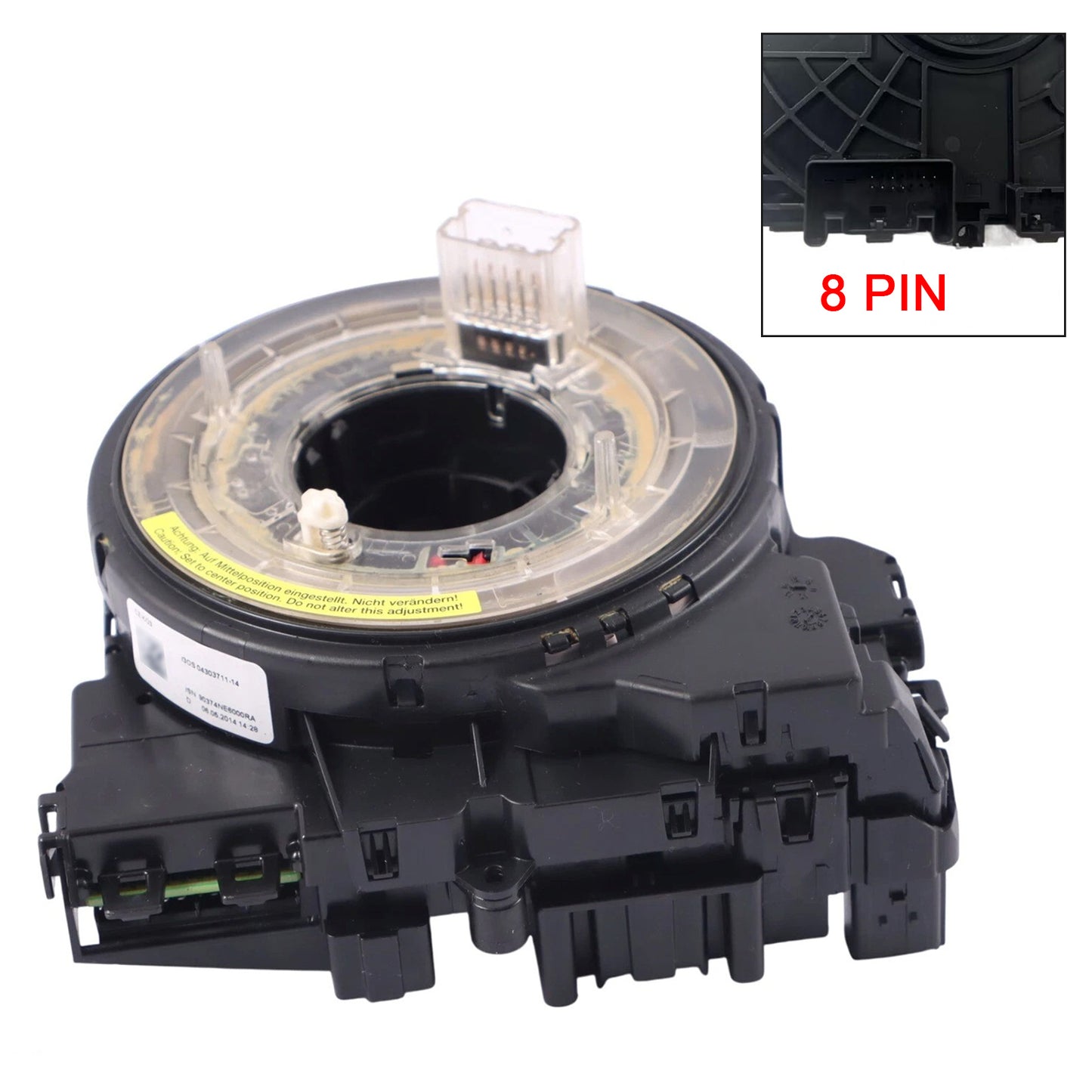 2009-2016 Audi A4 A5 8K0953568Q 8 PINS Spiral Cable Angle Sensor Assembly 8 PINS