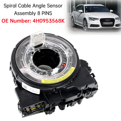 2012-2018 Audi A6 4G 4H0953568K Spiral 8 PINS Cable Angle Sensor Assembly