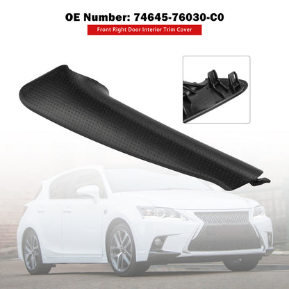 2011-2017 Lexus CT200H Front Right Door Interior Trim Cover 74645-76030-C0