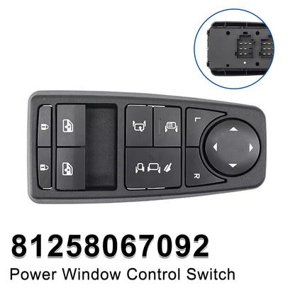 Man TGM TGX 81258067107 Power Window Control Switch 81258067092