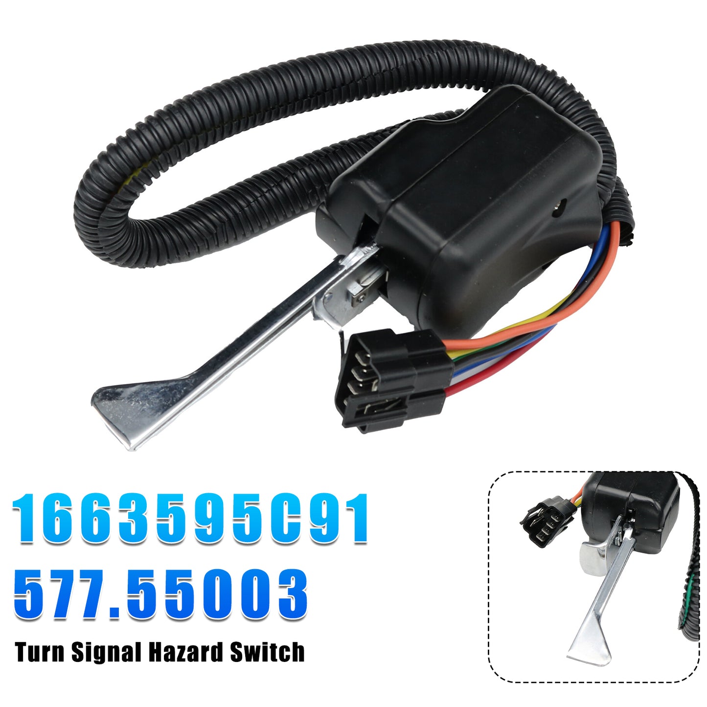 Paccar 1663595C91 577.55003 Turn Signal Hazard Switch