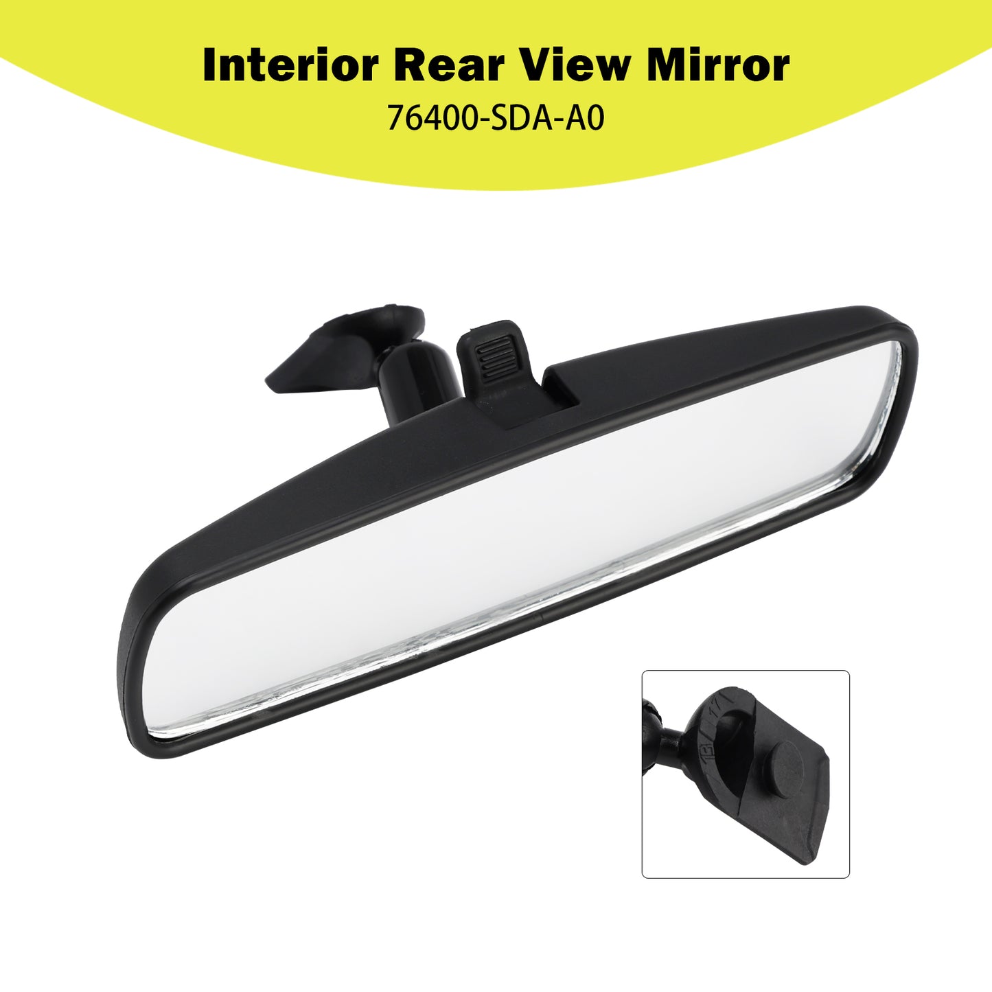 Honda Accord Civic CR-Z Interior Rear View Mirror 76400-SDA-A0